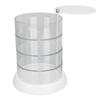 Rotatable Makeup Sponge Holder 4 Layers Dustproof Rotate Makeup Powder Puff Box Transparent