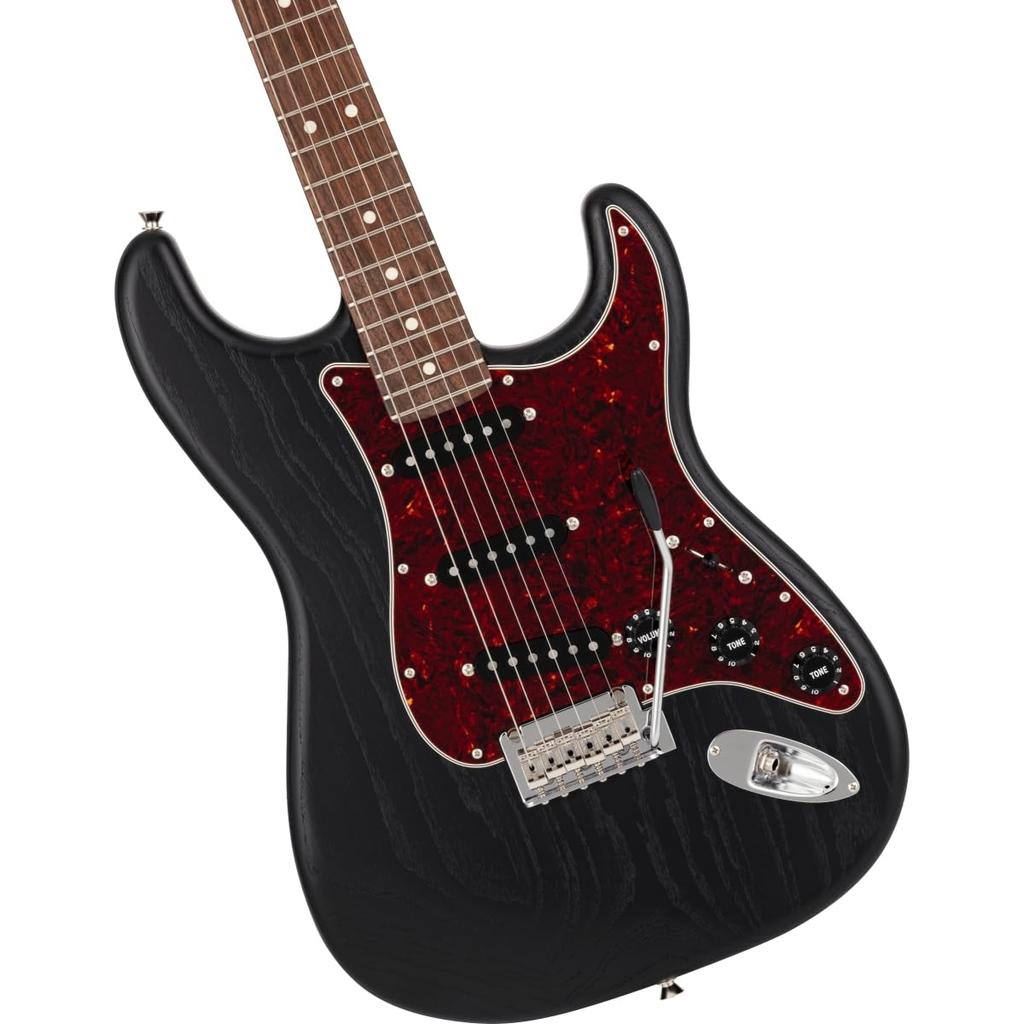 Fender /Made In Japan Limited Stratocaster Raw Ash Rosewood Fingerboard Black [Limited Edition]