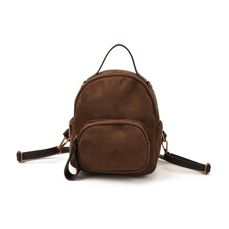 2025 Autumn/Winter Leopard Print Women's Retro Schoolbag: Large Capacity European & American Backpack for Students & Casual Travel