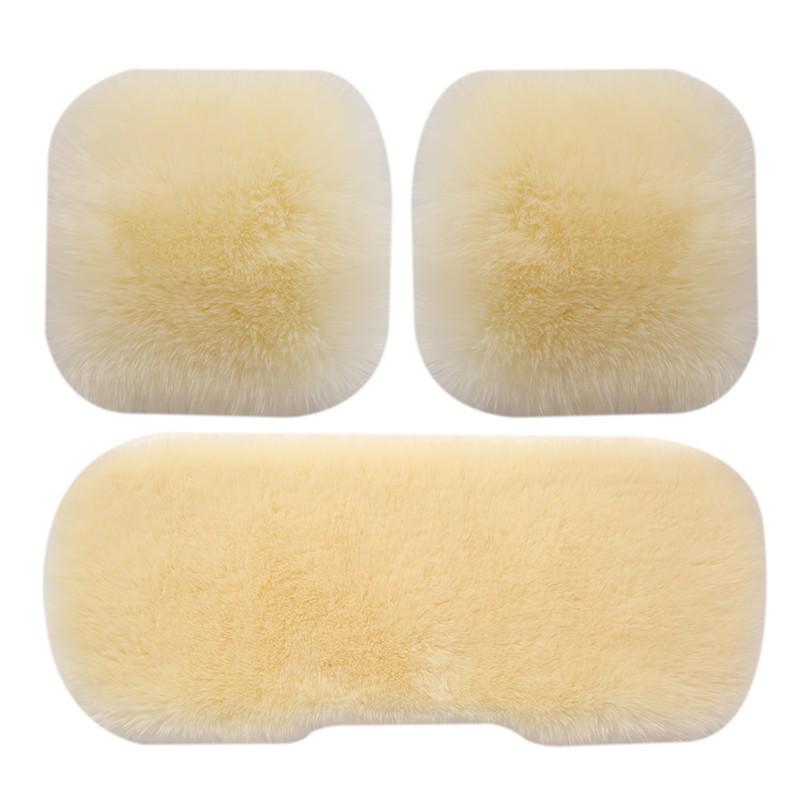 Winter Furry Car Seat Cushion for Women - Rear/Sedan Use