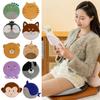 Thick Tatami Mat Cartoon Animal Dog Cat Seat Pads Plush Toy  For Office Student Dormitory Car
