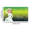 The Quintessential Quintuplets Movie Character Rubber Mat E [Yotsuba Nakano Wedding Dress ver.]