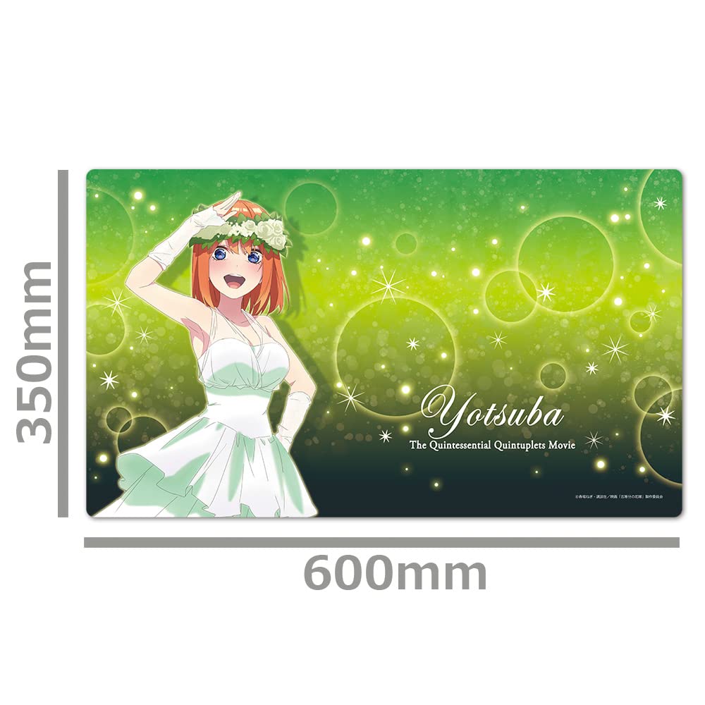 The Quintessential Quintuplets Movie Character Rubber Mat E [Yotsuba Nakano Wedding Dress ver.]