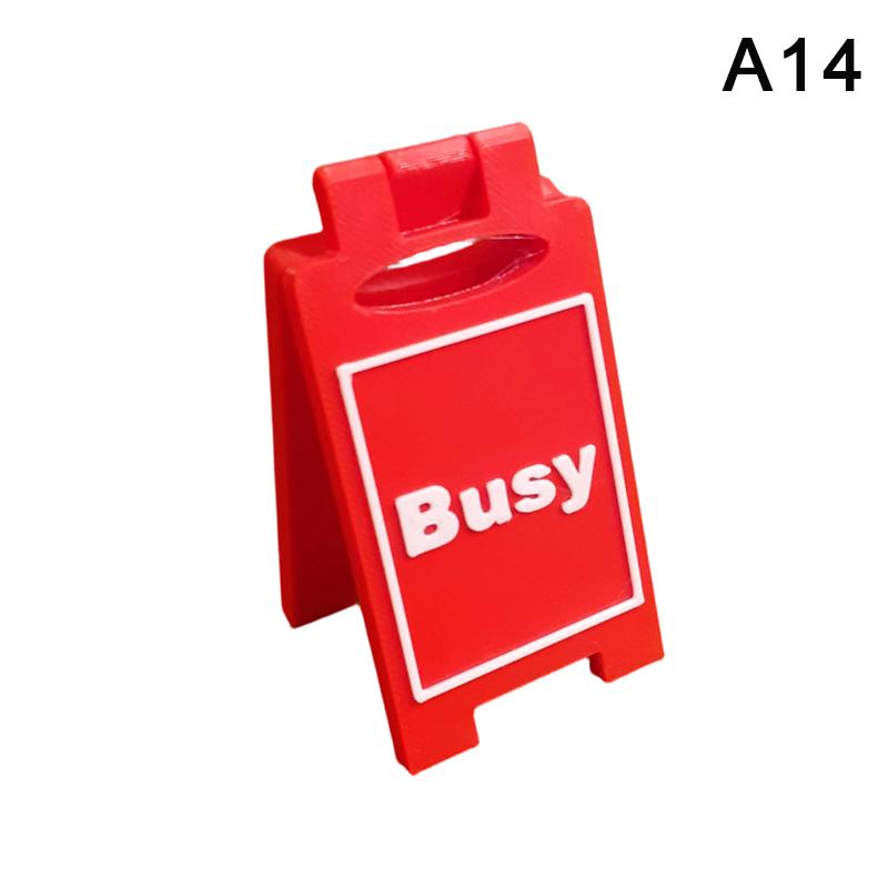 Humorous Office Desk Sign-"Coffee,Then Work" "Busy" Home Office Desktop Decoration Unisex Colleague Gift, Multi-Functional