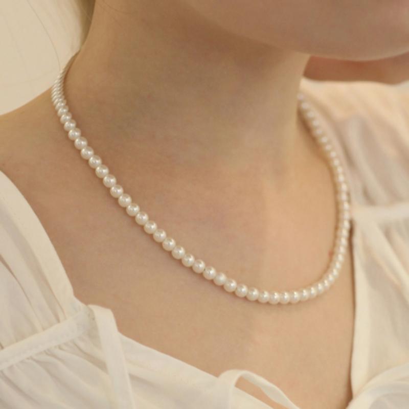 HAS LV023 Simple Pearl Necklace