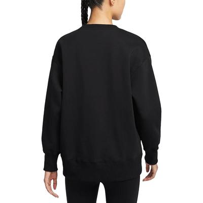 Sportbekleidung Phoenix Fleece FW24 Fleecegefüttert Thermisch Rundhalsausschnitt Sport Langarm Sweatshirt Damen FZ4271-010