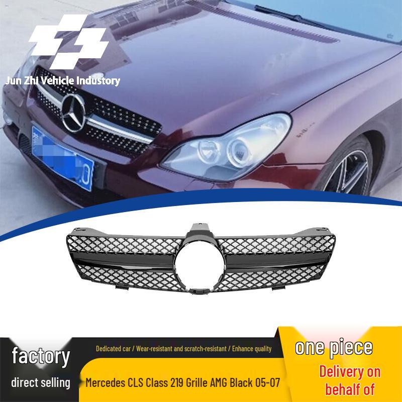 2005-2009 Mercedes-Benz CLS-Class W219 AMG Black Grille Replacement