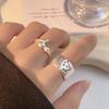 Matte Kitten Ring Women's New Niche Design Ring Korean Cute Girl Index Finger Ring Jewelry