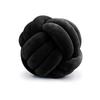 Velvet Knotted Ball Round Pillow - Decorative Tassel Accent Pillow for Sofa, Bed, Living Room, Boho Home Decor