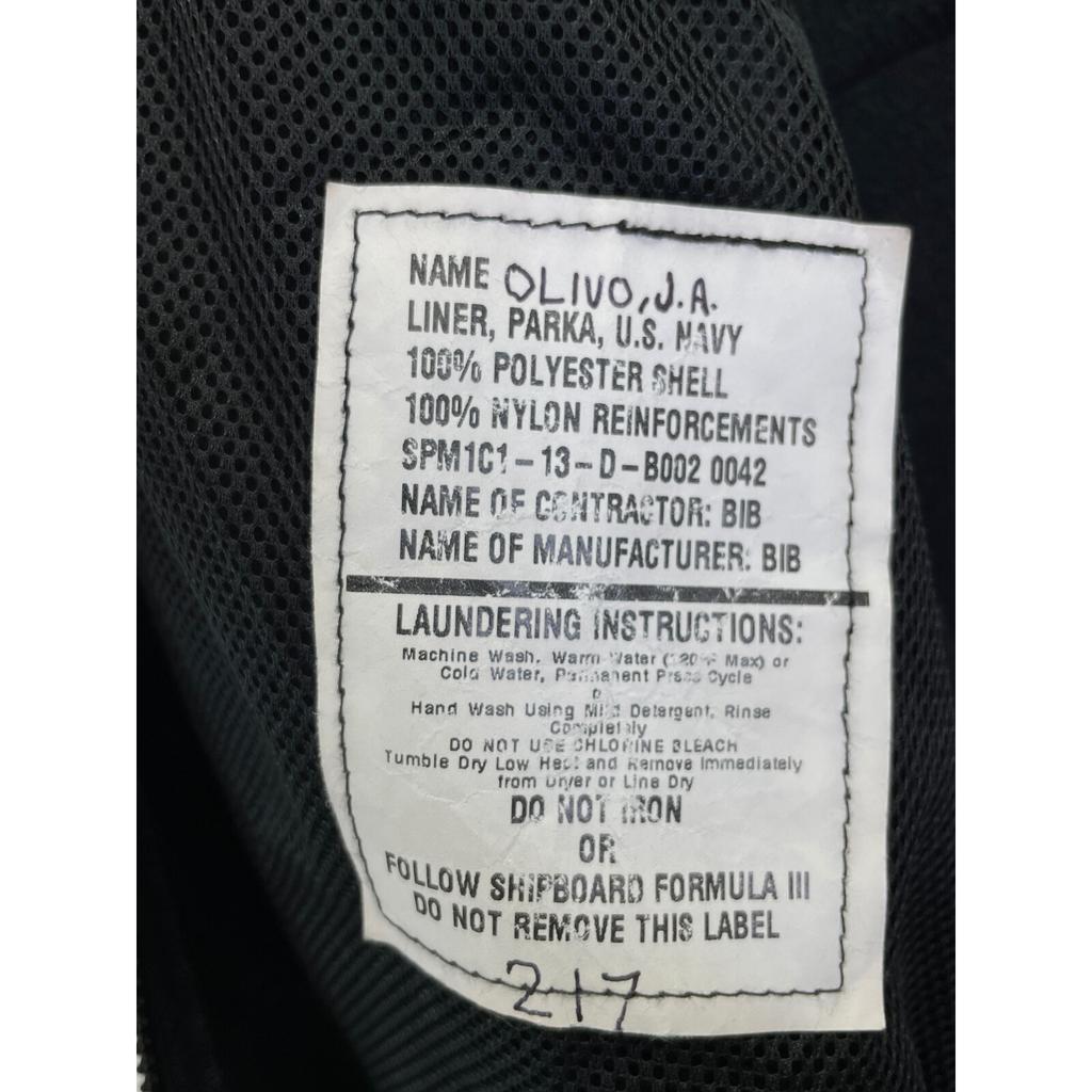 US NAVY Black liner fleece jacket Jacket S blackUsed