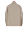 High end business executive jacket with mulberry silk and nylon stretch, men's and middle-aged solid color spring top jacket