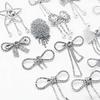 Crystal Bowknot Brooch Charming Women Lapel Pin Gorgeous Rhinestone Sweater Suit Accessory for Special Gatherings