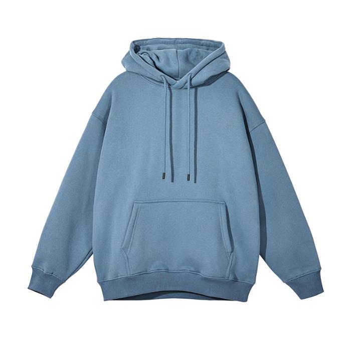 Unisex Pullover Women Men Couple Hoodie Autumn Winter Cotton Sweatshirt Solid Color Drawstring Pocket Loose Streetwear Casual Warm Pullover Top