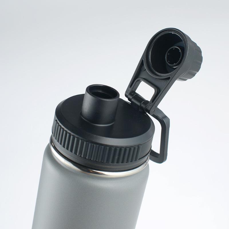 750ml Stainless Steel Vacuum Insulated Sports Water Bottle with 100% Leak-Proof Travel Lid, Large Capacity Portable Vacuum Pot