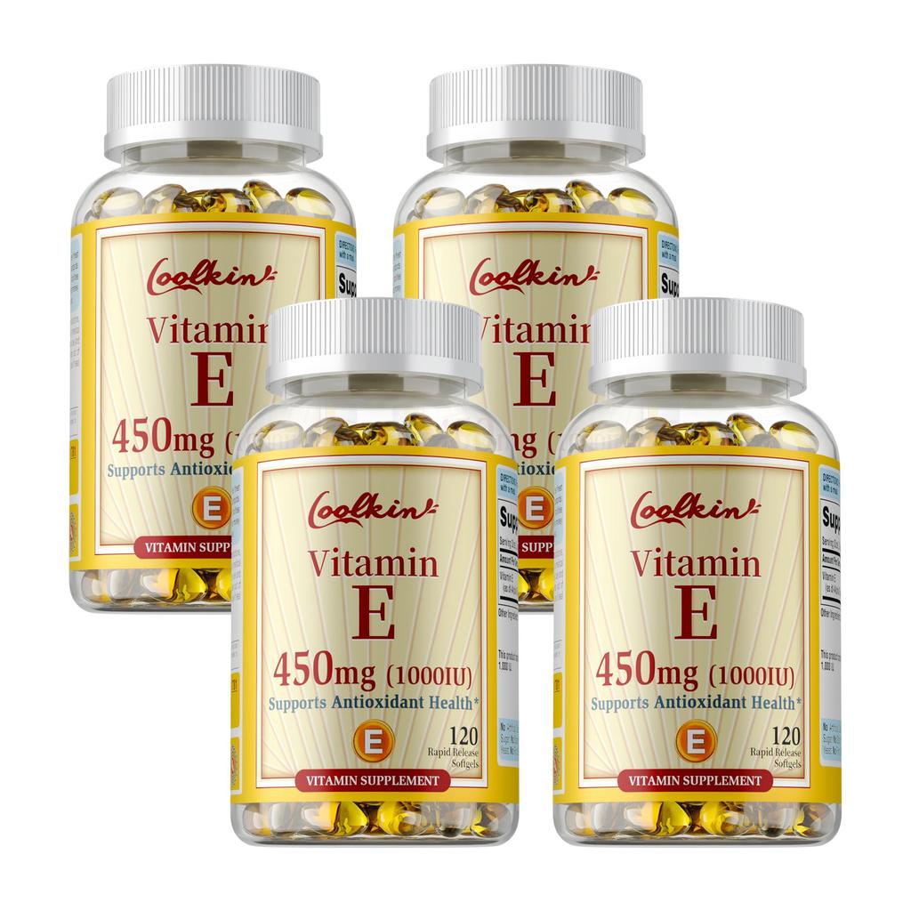 Coolkin 450mg Vitamin E Supplement Capsules