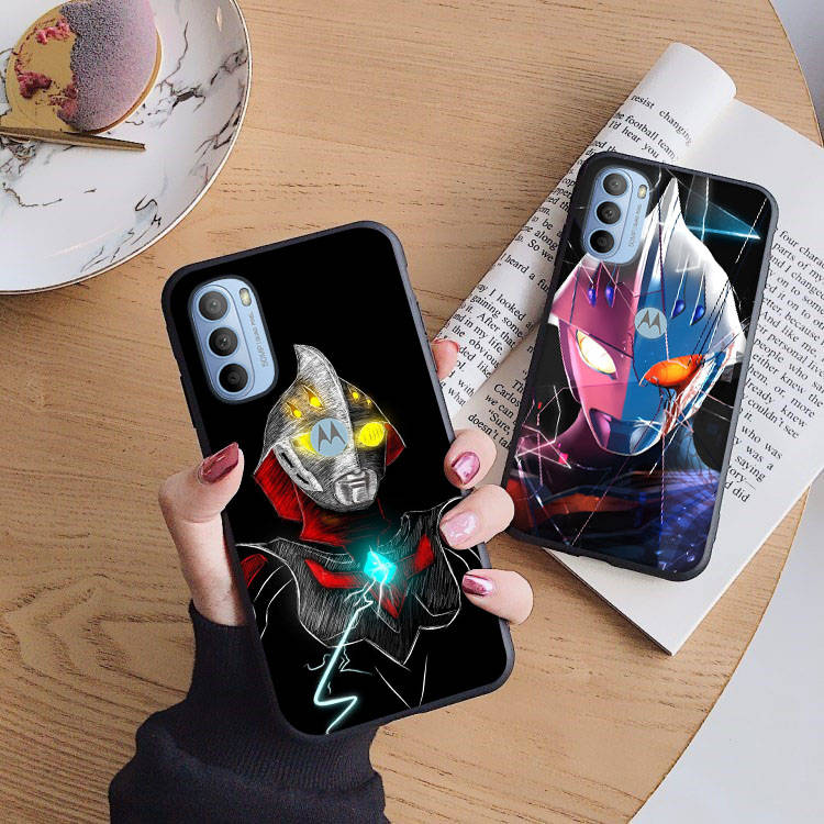 AD91 Ultraman Schwarze Hülle für iPhone 16 15 Plus 14 13 12 11 Pro 8 7 6S SE 5S X XR XS Max Realme C30 C33 C31 9I Huawei Y8P Y9 Weiche Hülle