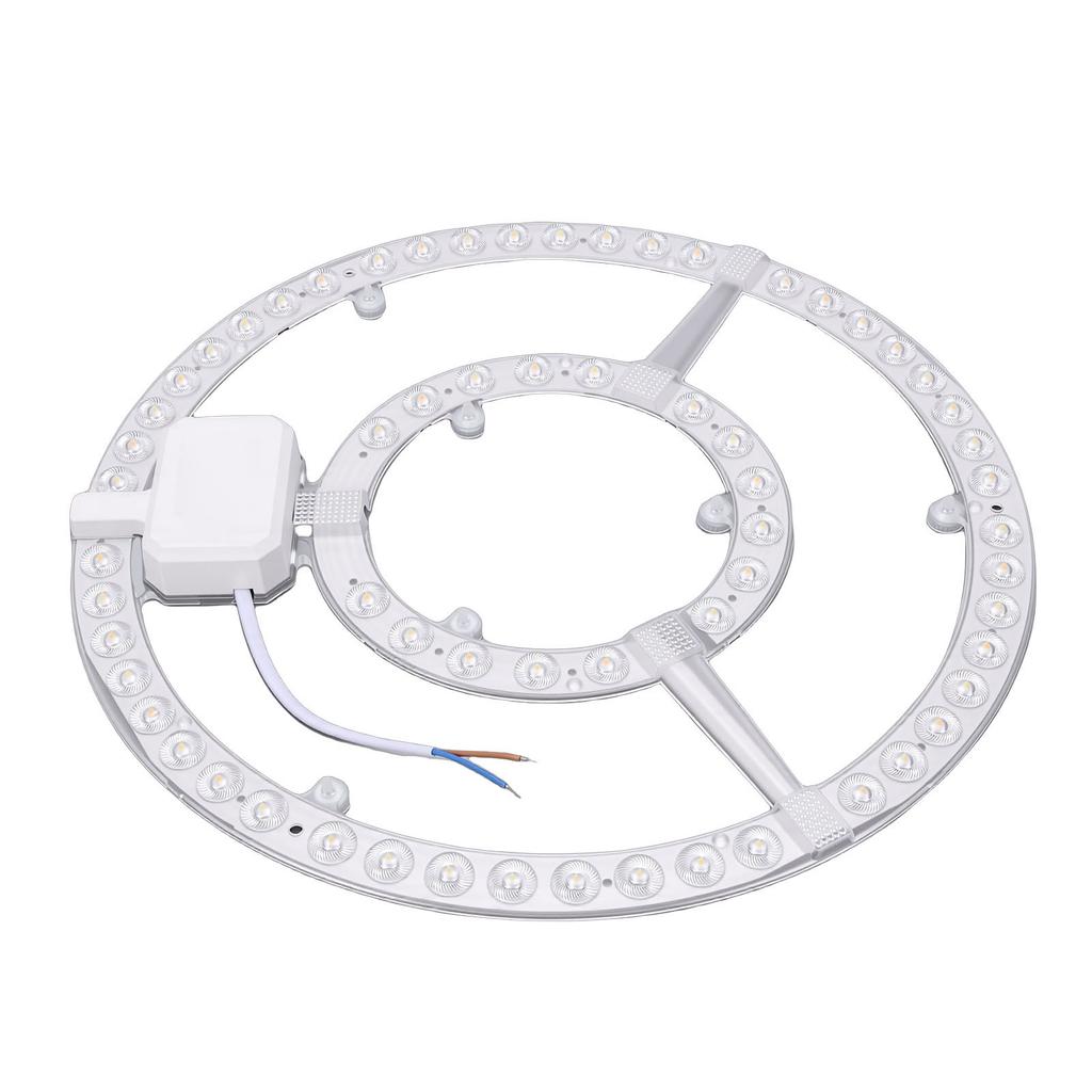 72W Ceiling Light Module Board Round Dual Color Dimmable LED Ceiling Fan Light Replacement Panel for Living Room Bedroom Bathroom