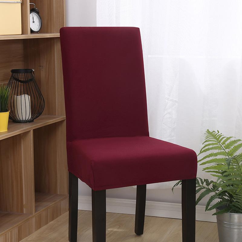 Chair Cover Universal Dining Table Chair Cover Household Banquet Chair Cover Elastic Back Chair Cover Color Matching Chair Cover