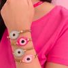 Cross-Border Handmade Woven Evil Eye Beaded Bracelet for Women