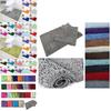 Ultra Absorbent 2 Piece Bath Mat Set Non-slip Toilet Pedestal Soft Foam Shaggy Chenille Rug