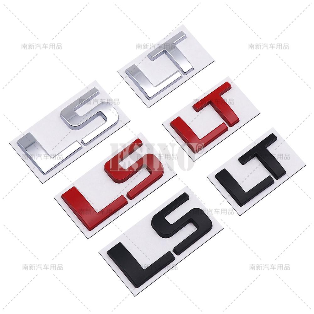Car Styling LT LS 3D Metal Badge Body Adhesive Emblem Sticker Decal for Chevrolet Silverado Suburban Tahoe Offroad 4X4