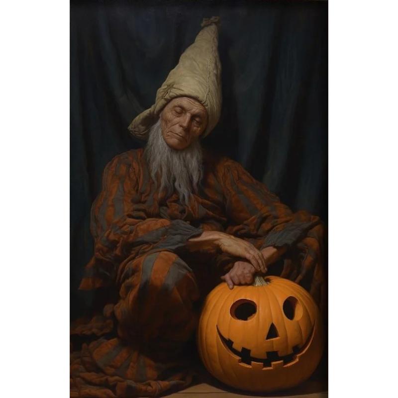 Retro Gothic Wizard Witches Portrait Poster Print Dark Magic Academy Character Canvas Painting Prints Halloween Wall Art Home Decor