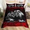 Lion Duvet Cover Set King Queen Hand Drawn Animal Bedding Set Graffiti Abstract Art Quilt Cover Wildlife Vintage Comforter Cover