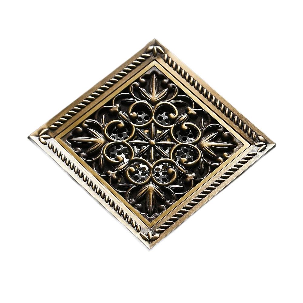 Shower Drain 15*15cm Super Bigger Floor Drain Bathroom Building Material Square Water Drain Bathroom Accessories