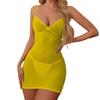 Sexy European & American Mesh See-Through Suspender Lingerie for Women: Hot-Selling Sleepwear Dress