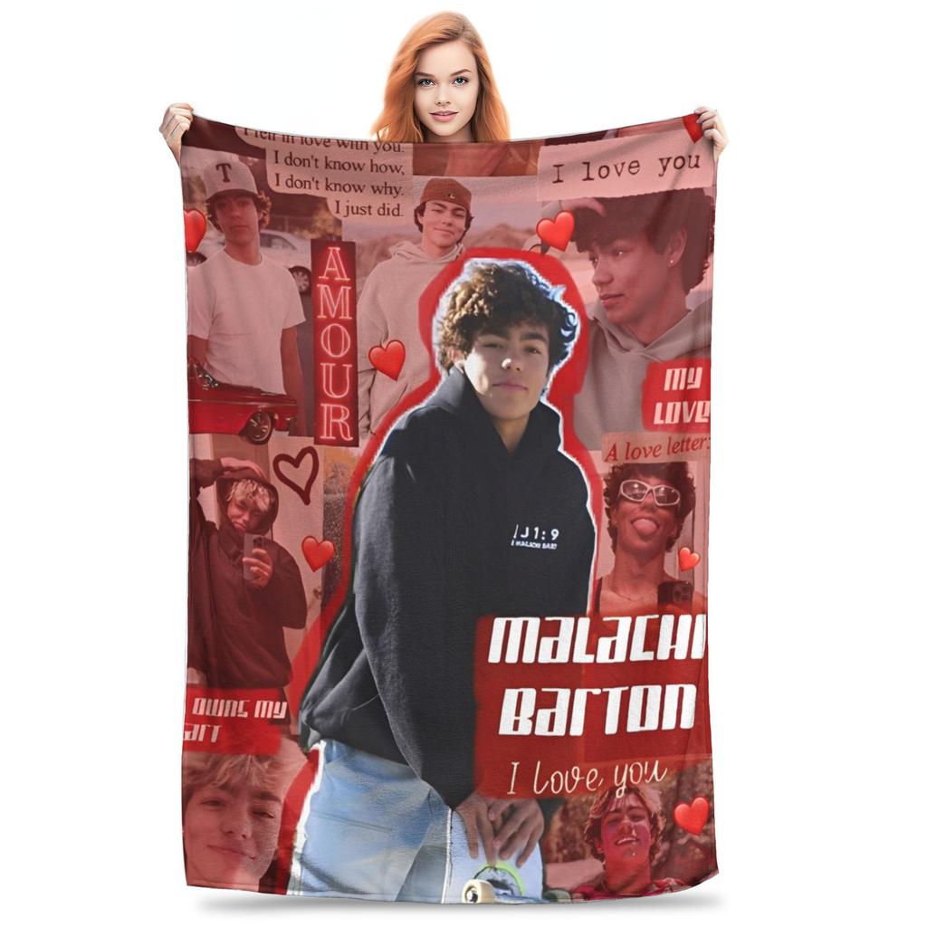 Malachi Barton Accessories Blanket Super Soft Cozy  Throw Blankets for Living Room Multiple Sizes Throws And Blankets
