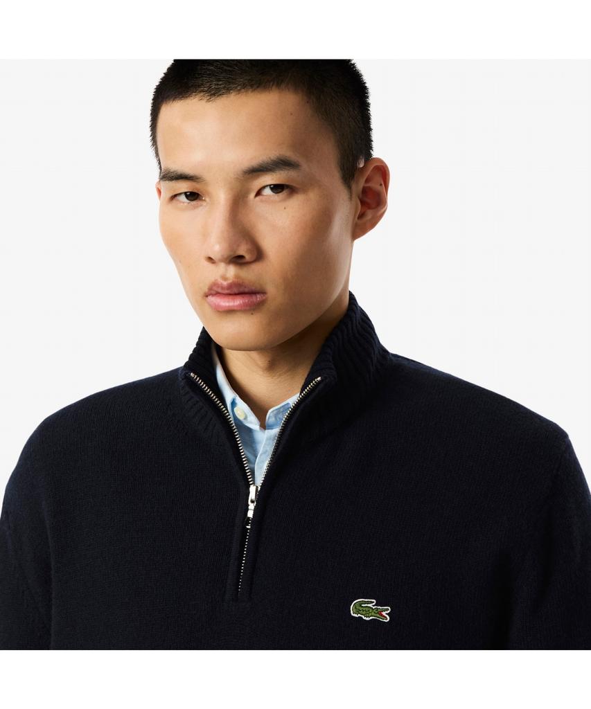LACOSTE Men'S Wheat Wool Half-Zip Sweater Ah3052-55N 166