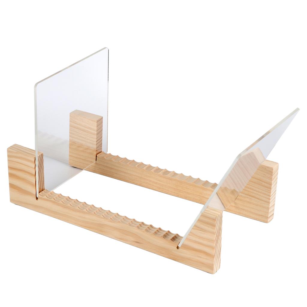 Suport Rack din Lemn pentru Depozitare Discuri Vinil, Suport Modern pentru CD-uri Stivuibil, Raft pentru Depozitare Discuri