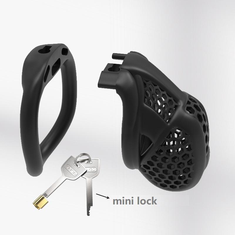 2025 Male Chastity Device Mesh Hole Chastity Cage Breathable Cock Cage Sex Toys for Men