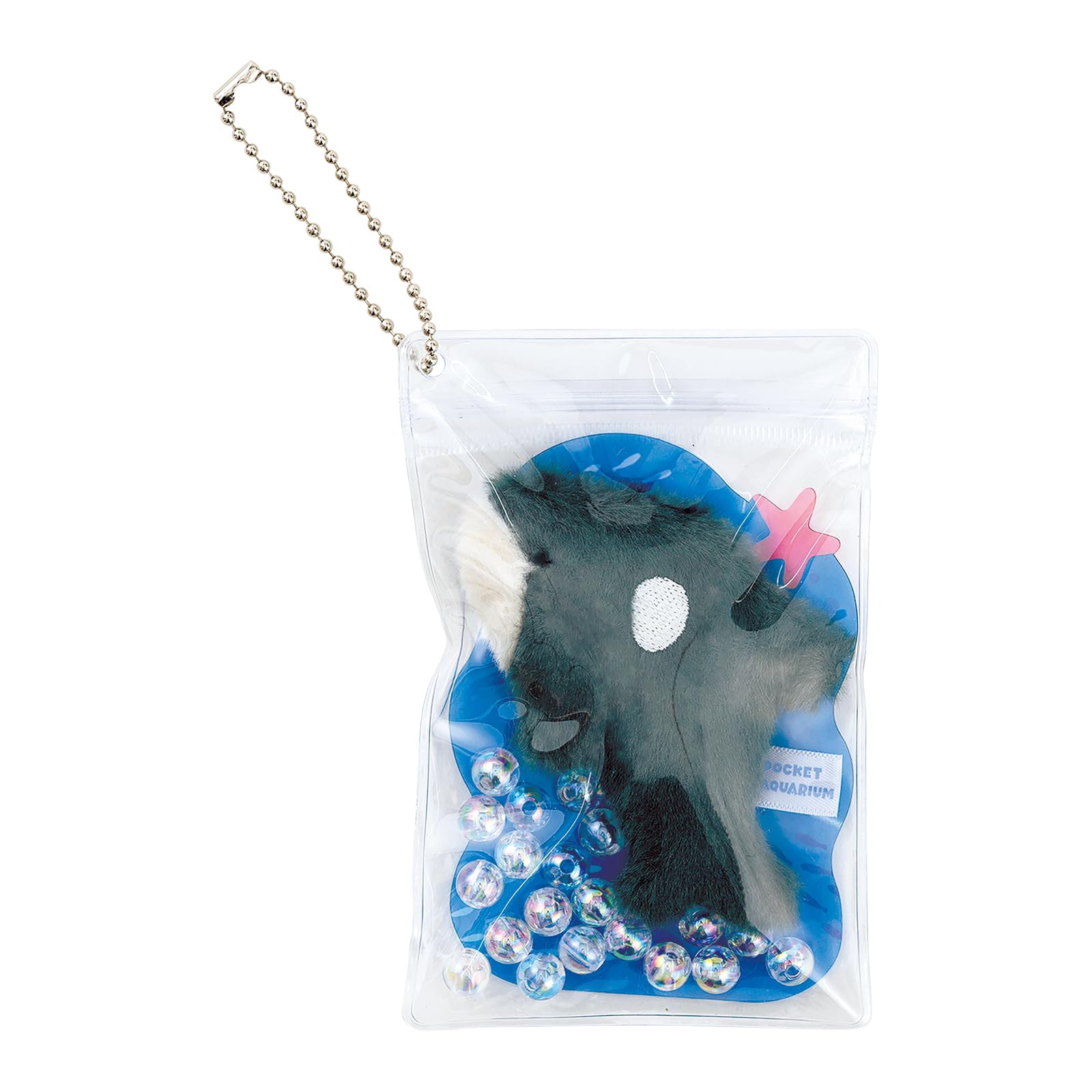 Livheart Mascot Charm Pocket Aquarium Killer Whale Cute Aquarium Ocean 47902-73