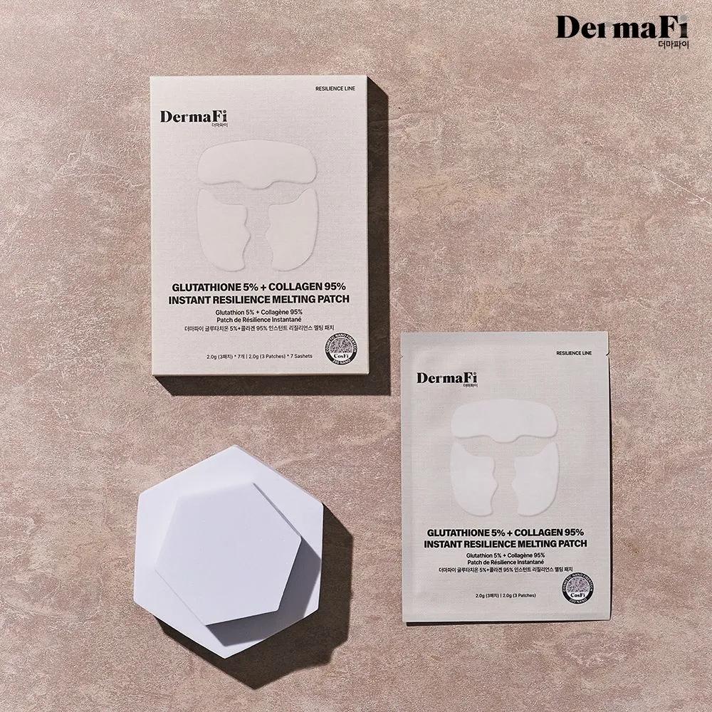 DERMAFI Glutathione + Collagen Melting Patch, 1 box (7 uses)