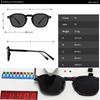  Ins Popular Fashion Square Sunglasses Women Retro Rivets Black Tea Shades UV400 Men Sun Glasses