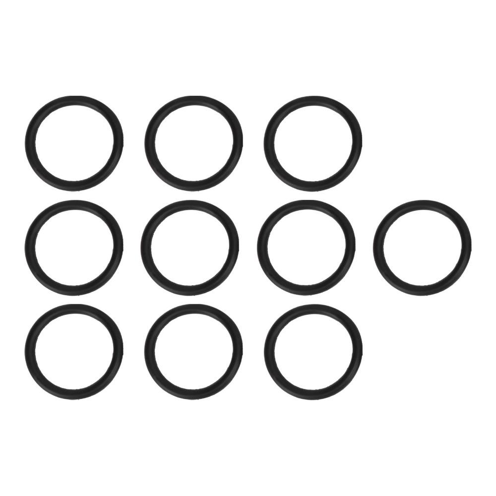 10pcs Set Rubber Car Bumper Fasteners Black Quick Release O-Ring Gaskets 44mm Hose Nozzle Seal Seal Replacement