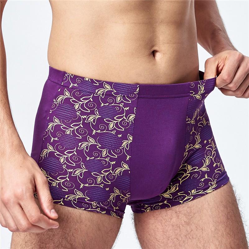 Plus Size Men's Breathable Quick-Dry Boxer Briefs