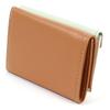 wallet PH0786 green 61311 [Kitamura] 3-color tri-fold camel/light [brown]