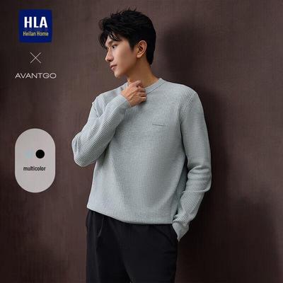 HLA Herren Klassischer Leichter Business Jacquard-Strickpullover
