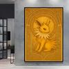 Hot Anime Poster Pokemon Gengar Canvas Printing Cartoon Character Pictures Diverse Sizes Home Bedroom Decor Friends Gift Classic