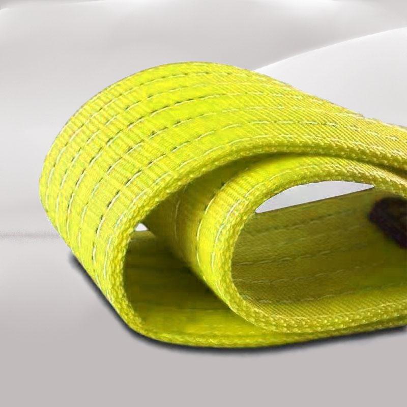 EN1492 & DNV Customizable OEM Polyester Webbing Sling-Flat/Round 1-10 Ton Lifting Belt for Construction Logistics Lashing
