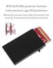 Ultra-Thin Anti-Theft Aluminum Card Holder with Automatic Pop-Up Mechanism