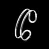 925 Sterling Silver Fine Double Line Bangle For Man Women Adjustable Bracelets Fashion Jewelry