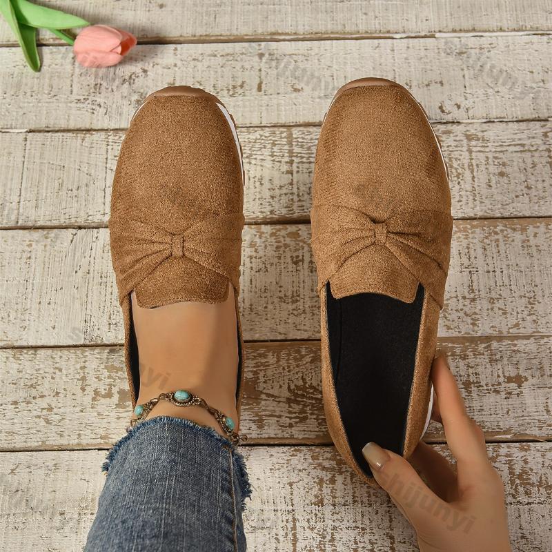Women Thick Leopard Print Casual Slip-on Loafers Fashion Non Slip Soft Sole Platform Shoes Women Spring Comfortable Sports Shoes
