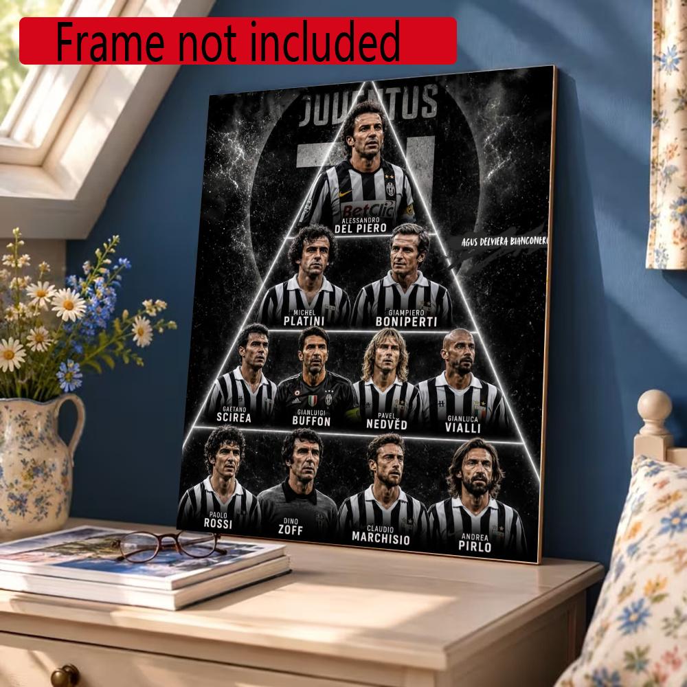 Juventus 5D Round Diamond Painting Kit Diamond Embroidery Painting Rhinestones Mosaic Frameless Handwork Decoration Arts