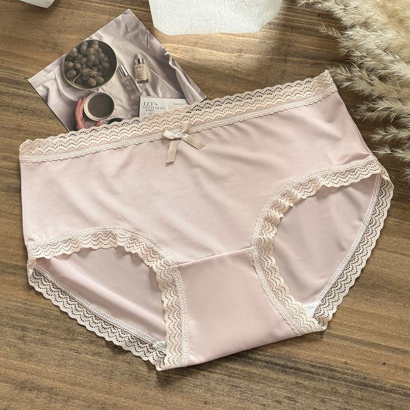 

Женское нижнее белье Лето Тонкий хлопок Промежность Нет Следов Талия L