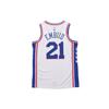 Nike NBA Philadelphia 76ers Joel Embiid #21 Fan Edition Jersey Men Top White CJ7677-103