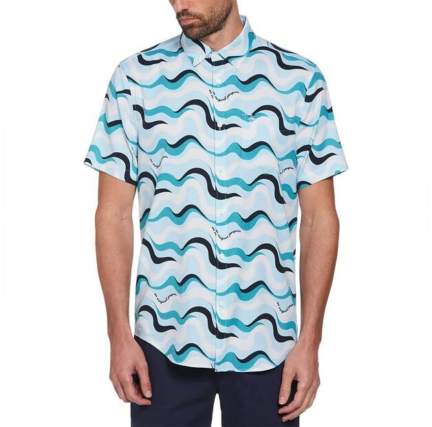 

Original Penguin Aop Wavy рубашка с коротким рукавом L