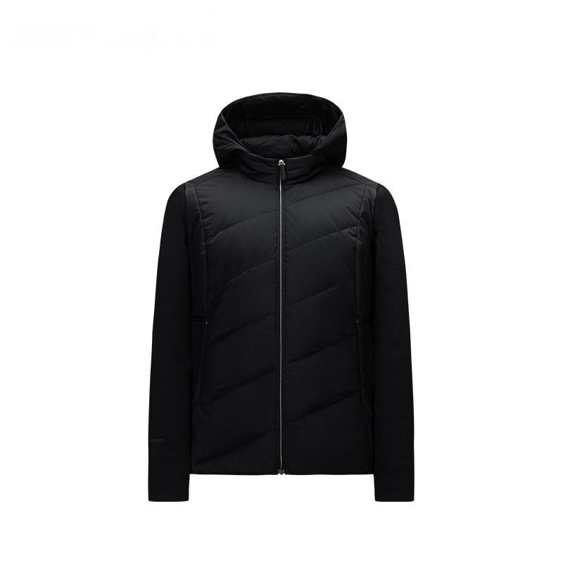 

Anta Champion All-Weather Series Solid Color Zipper Hooded Comfortable Breathable Fleece Warm Versatile Down Jacket Women Outerwear 162510616-2 2XL